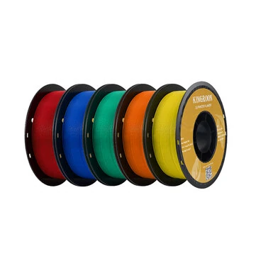 KINGROON PETG 3D Printer Filament 1.75mm 5KG/10KG Red/Dark Blue/Green/Orange/Yellow High Strength Easy to Print Eco-Friendly No Bubbles Smooth Printing High Precision