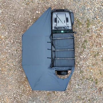 [EU Direct] APEXNOMAD 270Plus Freestanding Awning with LED Extended Left/Right Side 270 Car Awning Foldable Car Canopy Camper Tent Outdoor Side Portable Car Awning