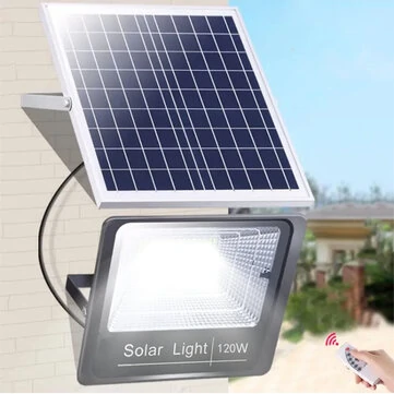 Elfeland 44/170LED Solar Wall Lights Outdoor Waterproof Infrared Garden Lamp Remote control waterproof timing induction light