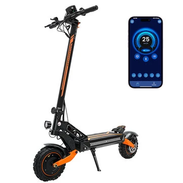 [EU DIRECT] iScooter W12 Electric Scooter 52V 25Ah 1500W*2 Dual Motors Recommended Top Speed 25KM/H 11-Inch Tubeless All-Terrain Tires 100km Max Range 150kg Max Load