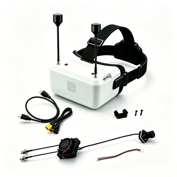 Hawkeye HD FPV Video Transmission System 1280*720 DVR OSD FPV Goggles with 720p 60fps Low Latency VTX 1/2.8