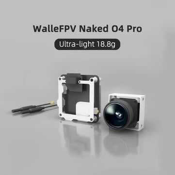 WalleFPV Naked O4 Pro DJI O4 Air Unit 4K 120FPS 20g Ultra Light 31.4x31.4x12mm 7-26V Filter Kit Compatible for Eagle 2 FPV Drone