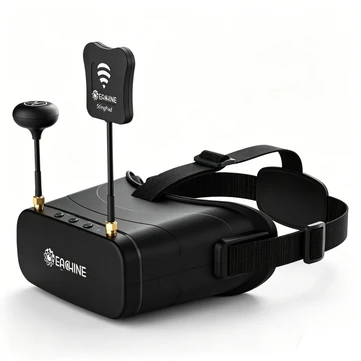 Eachine EV800DM 5.8GHz 40CH 3 Inch 900*600 Diversity FPV Goggles HD DVR with Varifocal Video Headset Build in 2000mAh Battery