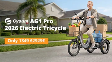 CYSUM AG1 Pro 2026 Electric Tricycle