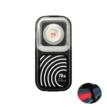 BIKIGHT Smart Monitoring Warning Bicycle Taillight High Lumen Waterproof Bike Sensor Rear Light for MTB Road Cycling Safety
