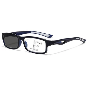 Progressive Multifocal Photochromic Reading Glasses for Men Women HD Anti-blue Light Near Far Eyeglasses