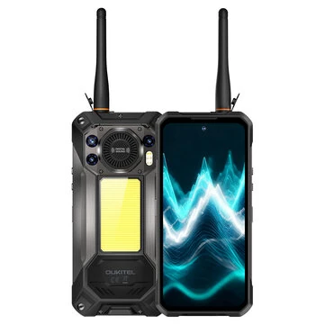 [EU Direct] Oukitel WP61 Plus 5G AI Walkie-Talkie Loudspeaker Camping Light 36GB 512GB 108MP Triple Camera 6.78 inch 120Hz 20000mAh 45W Fast Charge Android 16 Dimensity 7025 NFC IP68 IP69K Waterproof Rugged Smartphone