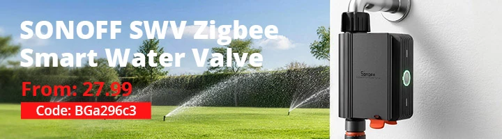 SONOFF SWV Zigbee Smart Water Valve 