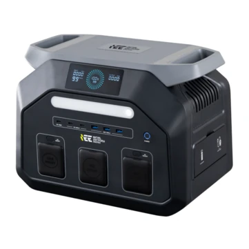 IEE P1800 1800W Solar Generator 1024wh EV-Grade LiFePO4 Battery Portable Power Station 11 Output Ports 220V 3600W Peak Power Bank