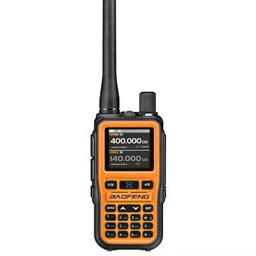 1PCS BAOFENG 5R Mini Walkie Talkie 999 Channels Dual Band PTT Keys VHF UHF Frequency VOXs Type-C Fast Charging 1600mAh Long Battery Rechargeable Bluetooth Programming Two-Way Radio with Color LCD Display