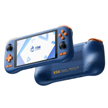 [No Card] K56 Android 14 Handheld Game Console 5.5 Inch Screen 1920x1080P 5000mAh 5G WiFi Retro Video Player Console Open-source System