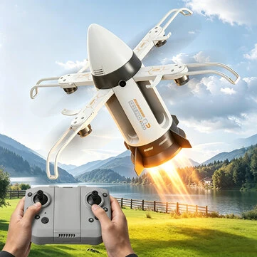 CZ31 Rocket Missile-Launch Drone WiFi FPV with HD Camera One-Key Spray Headless Mode Brushless RC Quadcopter RTF