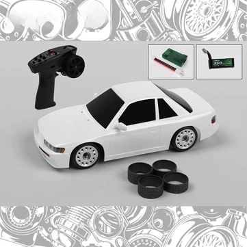 BM Racing BMHOBBY BMRX-FLD S13 RTR 1/28 2.4G RWD Mini Drift RC Car Gyro LED Light Rear Wheel Drive Full Proportional Racing Frame Remote Control Vehicles Models Toys