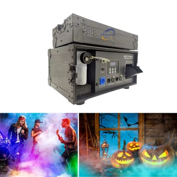 [EU Direct] YBEIYUAN 1500W Stage Fog Machine Stage Fogger Suitable For DJ Disco Party Wedding Concert Bar Christmas DMX Remote Control Party Fog Effect Maker
