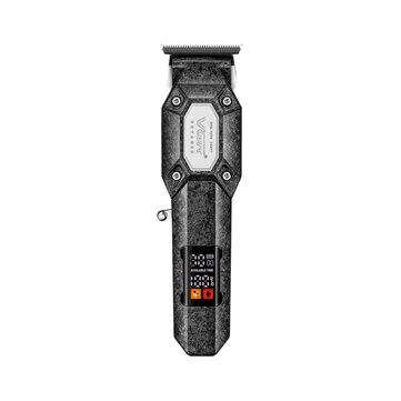 VGR V-900B Professional Electric Hair Clipper 4-Level Cutting Guide High Precision Long Battery USB Rechargeable Trimmer with LED Display for Home Salon
