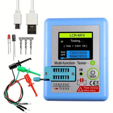 LCR-MF9 Advanced USB Rechargeable Multimeter 1.8