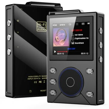 HIFI-02 HiFi Audio Player DSD256 Hard Decode Lossless Music Player bluetooth LDAC 3000mAh Zinc Alloy Body Portable MP3 Player