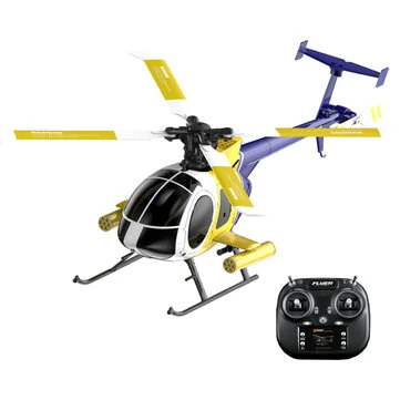 KOOTAI F07 MD500 Little Bird 2.4G 6CH 6-Axis Gyro Optical Flow Localization Altitude Hold RC Helicopter RTF