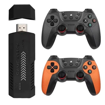 [256G] X2 Pro 2.4G TV Game Stick 4K HD Retro Video Game Console Built-in 60K Games Dual 2.4G Wireless Controllers for Home Gaming
