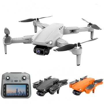 LYZRC L900 PLUS GPS 5G WiFi FPV with 4.3inch LCD Screen Controller 720P HD Dual Camera Servo Gimbal Optical Flow Positioning Brushless Foldable RC Drone Quadcopter RTF