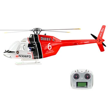 FLY WING Bell 206 V3 470 CLASS 2.4G 6CH GPS 4 Blades Hovering RC Helicopter RTF With ACE Flight Control System