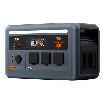 Blackview OSCAL PowerMax 1800 SE PM1800SE 1024Wh LiFePO4 Portable Power Station with PM200 / PM400 Solar Panel Kit 1800W Rated Power / 3600W Peak Power, 10 Outlets, 800W Solar & 700W AC Fast Charging