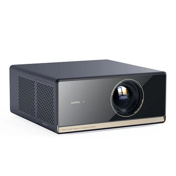 [Netfilx & Google TV Certified]Wanbo X5 Pro 1080P LCD Projector 1100 ANSI Lumens Google TV Integration Auto Focus Keystone Correction 4K Supported Dual Band WiFi 2+16G Built-in Dual 5W HiFi Speakers Home Theater Cinema