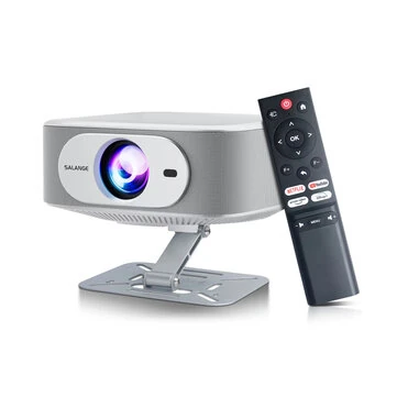 [Netflix Officially] Salange P92MAX Smart Projector Android 13 Licensed 12000 Lumens 1080P Native Auto Focus Keystone WiFi 6 Bluetooth 5.2 4K Supported Smart Home Cinema