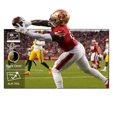 BlitzWolf BW VS10-Ultra Fixed Frame Projector Screen 4K ALR Ambient Light Rejecting 160° Viewing Angle 1cm Ultra Slim Border Tension Spring Wall Mounted Home Theater