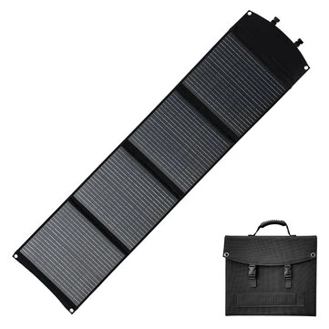 100W Foldable Solar Panel 22% Conversion Efficiency Portable Solar Charger Adjustable 45 Degrees To 90 Degrees For Camping Road Trips RV Outdoor Use