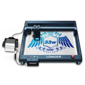 [EU/US Direct] Longer Laser B1 30W Laser Engraver Cutter, 6-core Laser Head, 33-36W Power Output, 450 x 440mm Engraving Area