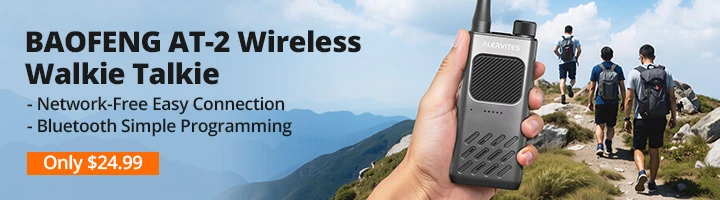 BAOFENG AT-2 Wireless Walkie Talkie