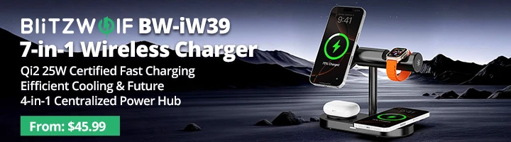 Blitzwolf BW-iw39 7-in-1 Qi2 Charger