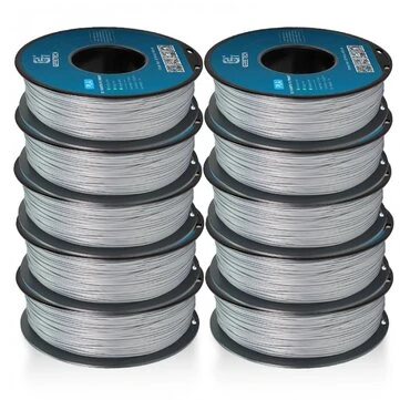 Geeetech PLA 3D Printing Filament Grey 10KG 1.75mm for 3D Printing