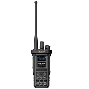 JIANPAI HP795 Dual Band Walkie Talkie 10W High Power 199 Channels FM AM Wide Frequency Coverage 6000mAh Large Battery Rechargeable Handheld Two-Way Radio for Outdoor Safety Communication