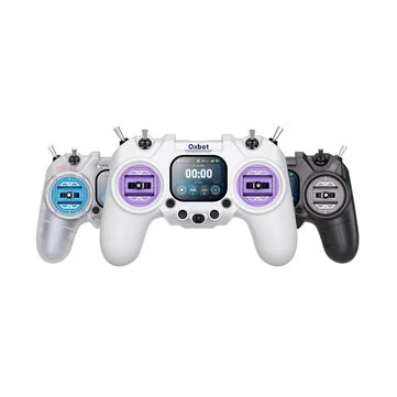 Oxbot R1 Pro Radio Built-in ELRS 2.4GHz 500mW 10CH 2 Inch OLED Touchscreen CNC RDC50 Hall Gimbal Radio Transmitter with Carrying Case for FPV RC Drone