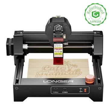 [EU Direct]Refurbished LONGER RAY5 Mini 3.5W Laser Engraving Machine High Speed 12000mm/min Precision 0.04mm Laser Engraver