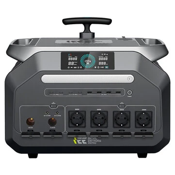 [EU Direct] IEETek P2400 2400W APP Control Portable Power Station 2048Wh 4000+Cycles LiFePO4 Battery 2400W Pure Sine Wave Output(4800W Surge) 800W Solar Input Fast Recharge <10ms EPS Backup Power For for Camping,RV CAPA Home and Emergency
