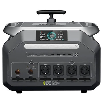 [EU Direct] IEETek P3200 3200W(6400W Surge Power) APP Control Portable Power Station 2048Wh 4000+Cycles LiFePO4 Battery 3200W Pure Sine Wave Output(6400W Surge) 1000W Solar Input 1.5H Fast Recharge <10ms EPS Backup Power For for Camping,RV CAPA Home