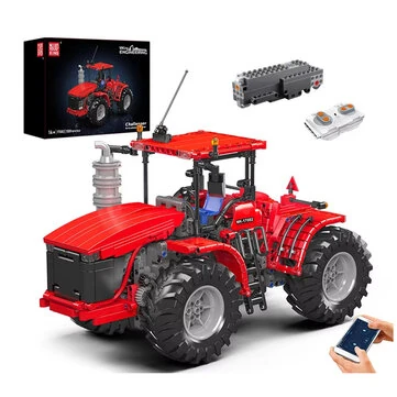 Mould King 17081 17082 Technical Car Toys The RC Challenger Ariculated Tractor Building Block Engineering Truck Brick Kids Boys Birthday Gift