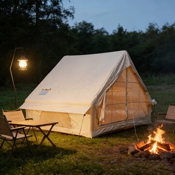 [EU Direct] 4-6/6-8 People Inflatable Camping Tent With Skylight Easy Setup Waterproof Windproof, 6m² / 12m² Outdoor Self-Supporting Blow up Tent, Suitable for Camping, Outdoor Activities, Hiking, Fishing, Hunting