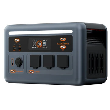 [EU Direct] Blackview Oscal PowerMax 1800 SE PM1800SE 1024Wh LiFePO4 Portable Power Station, 1800W Rated Power / 3600W Peak Power, 10 Outlets, 800W Solar & 700W AC Fast Charging, From 0 to 80%, in Just 1 Hour, Smart APP Control, for Outdoor & Home Backup