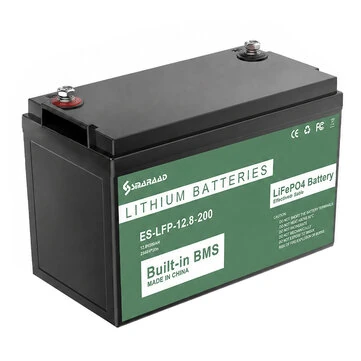 SMARAAD ES-LFP-12.8-200 LiFePO4 Battery 12.8V 200Ah 2560Wh Built-In BMS IP55 Rechargeable Battery Pack