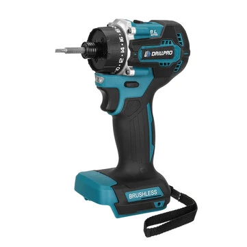 Drillpro 20+1 Brushless Electric Screwdriver 1000W Peak Torque with Dual Speed Capabilities Compatible with 18V Batteries Ideal for Steel and Woodworking Tools