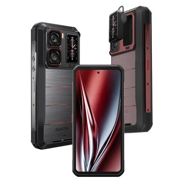 [EU Direct] Oukitel WP300 5G Modular Detachable Earbud/Camping Light 36GB 512GB 108MP Camera 6.78 inch 120Hz 16000mAh 45W Fast Charge Android 15 Dimensity 7050 NFC IP68 IP69K Waterproof Rugged Smartphone