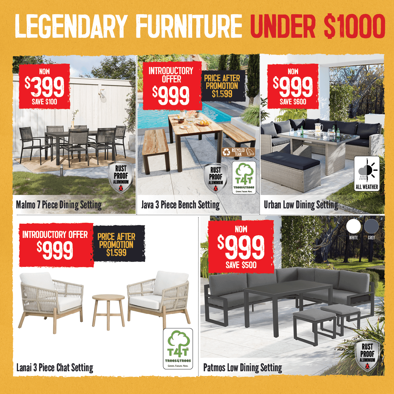 Legendary Furniture Under $1000