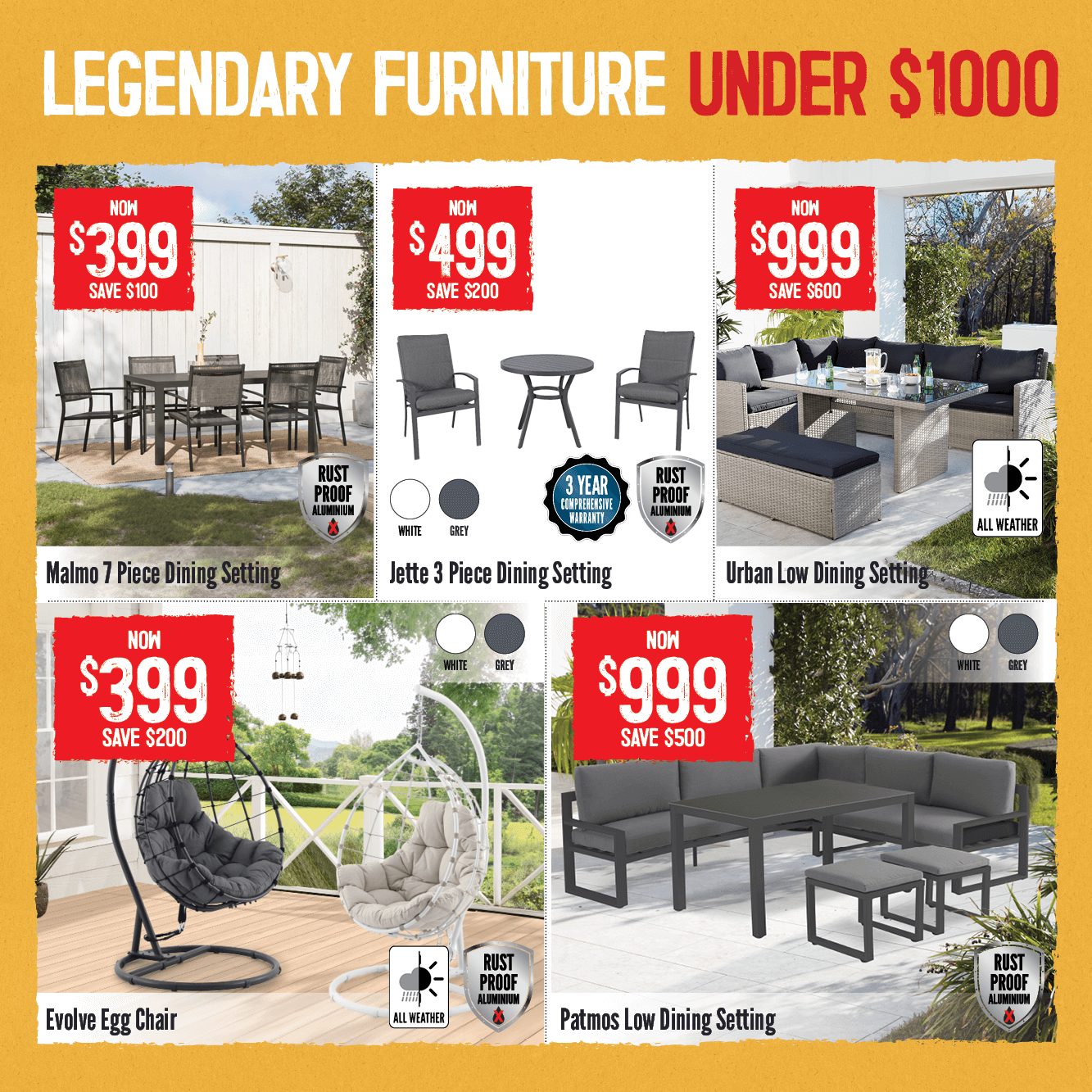 Legendary Furniture Under $1000