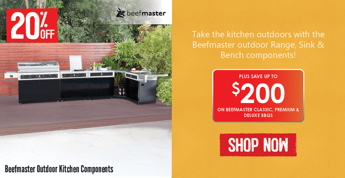 20% Off Beefmaster Outdoor Kitchen Components