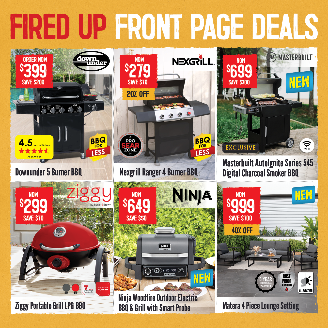 Fired Up Front Page Deals