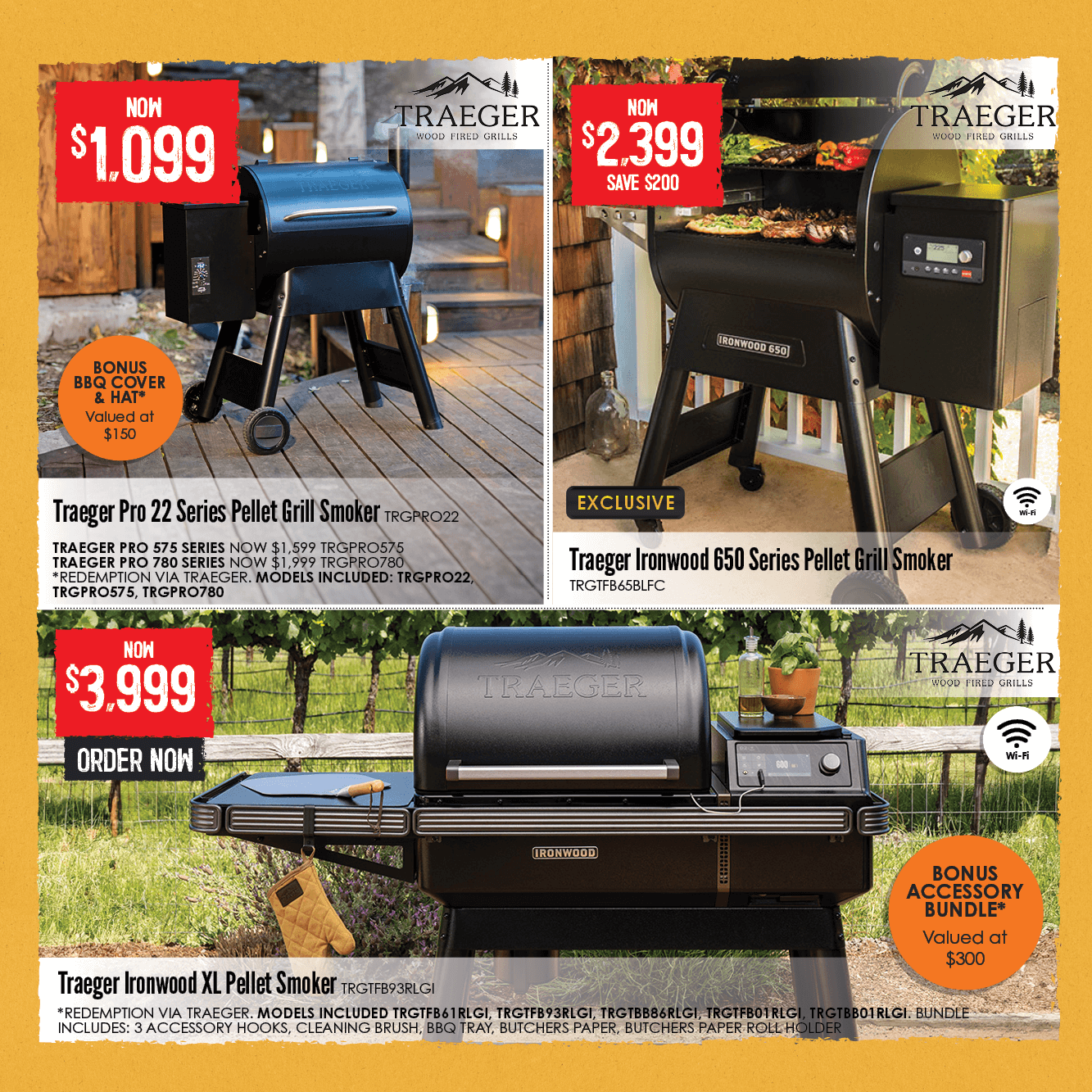 Treager BBQs On Sale